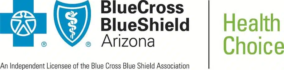 Logo of BlueCross BlueShield Arizona.