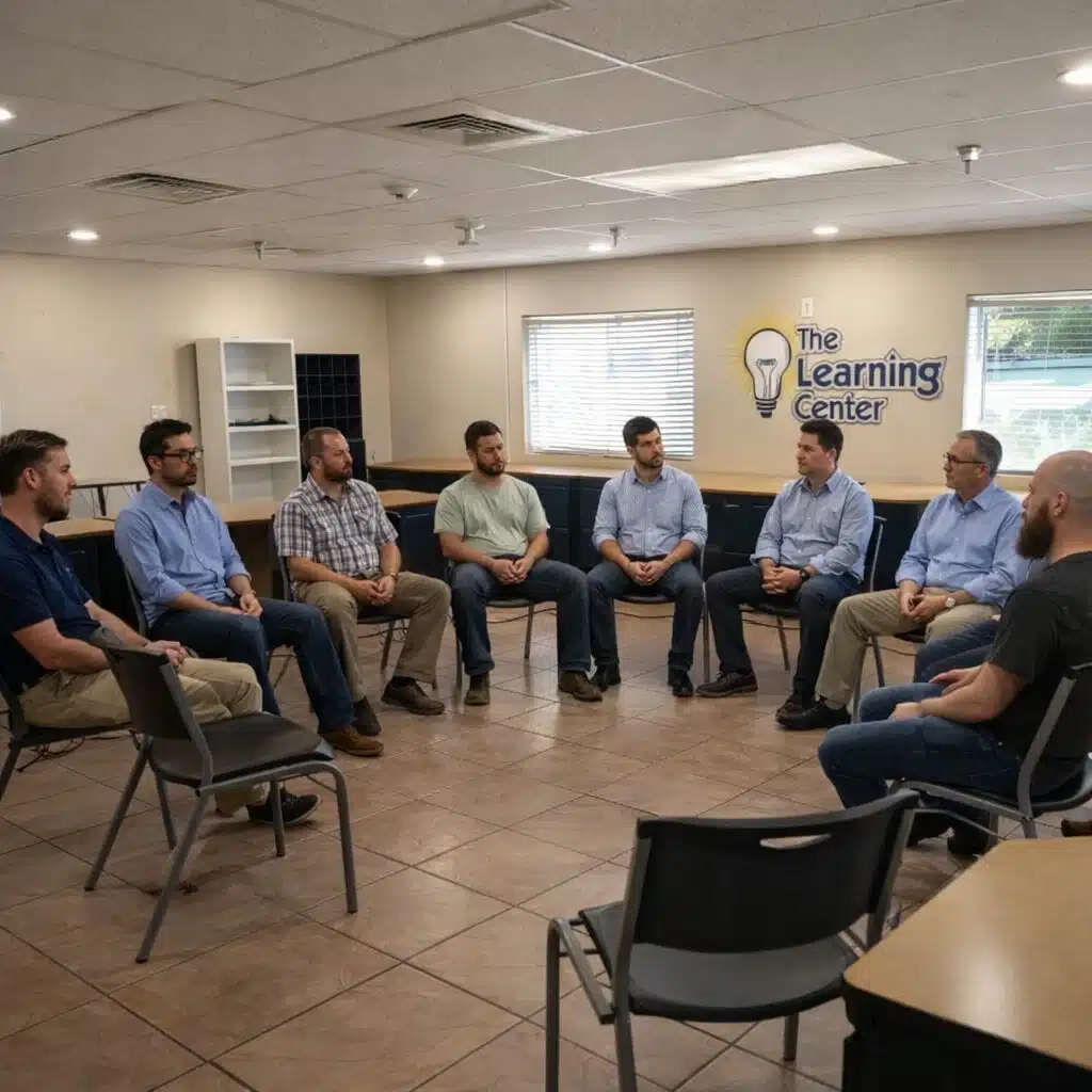 Non-profit group therapy session at Step One - 23 years of excellence in SUD treatment.
