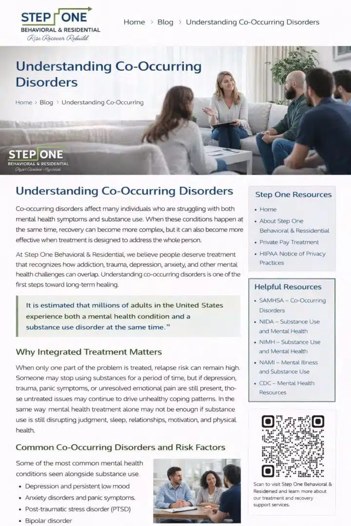 Co-Occurring Disorders Treatment Phoenix AZ | Dual Diagnosis Help