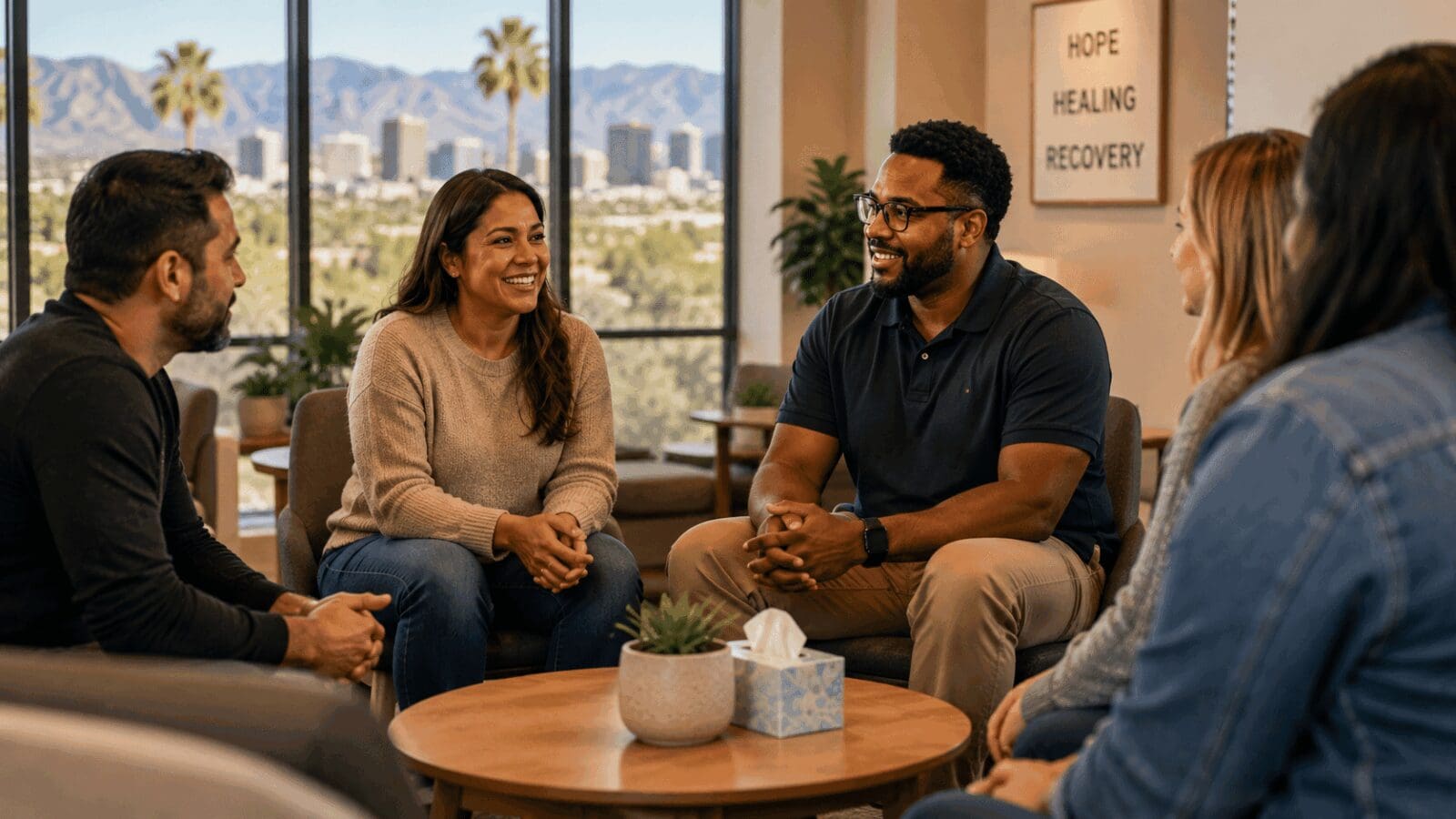 Recovery access and financial assistance support in Phoenix